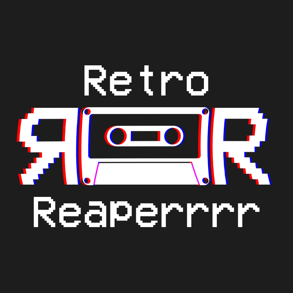 The fifth stage in designing the VHS logo.